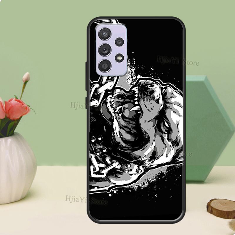Pit Bull Lovely Dog Pitbull Case For Samsung A54 A34 A24 A14 A51 A71 A12 A22 A32 A52 A72 A73 A33 A53 A13 Back Cover