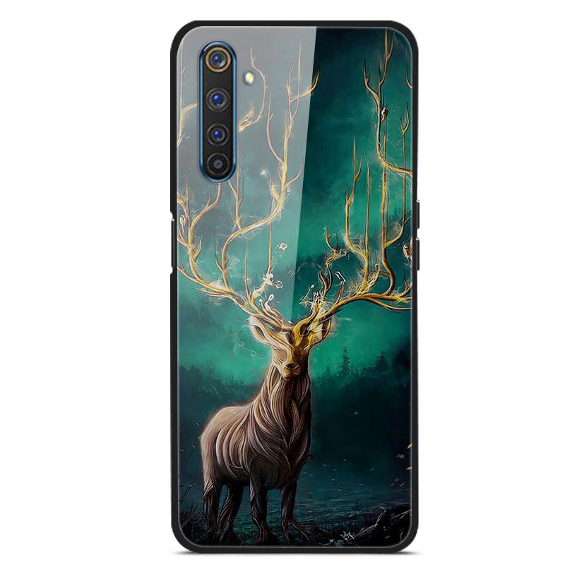 Для OPPO Realme XT Закаленное Стекло Чехол Мягкий Бампер Жесткий Funda Для OPPO Realme 6 Pro Realme X2 XT Чехол для Телефона Realme6 Задняя Крышка