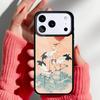Мягкий чехол для телефона с журавлем-красавкой для iPhone 17 Air 16e 15 14 13 Pro Max Задняя крышка для 12 11 Pro Coque
