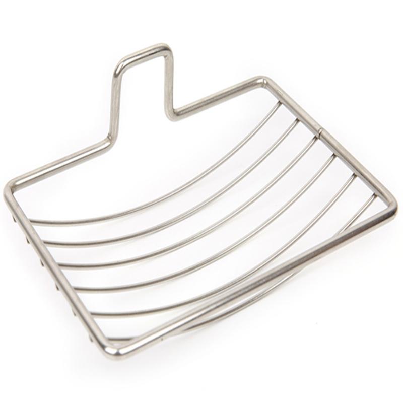 Полка для мыла Настенный держатель для мыла Полка из нержавеющей стали для ванной комнаты Самоклеящаяся