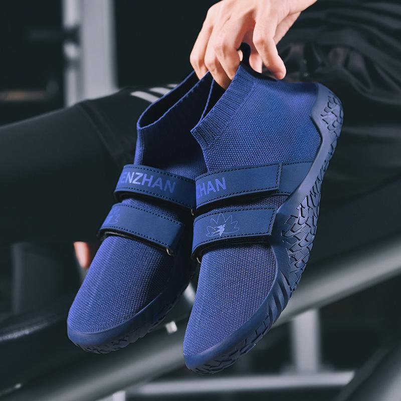 Новая тренировочная обувь унисекс с мягкой подошвой, пауэрлифтинг, становая тяга, йога, тренажерный зал, пляжная спортивная обувь, портативные кроссовки с подошвой сумо, нескользящие