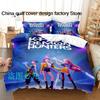 Новый kpop охотники на демонов Постельный комплект Односпальный Полуторный Двуспальный Кинг-сайз Комплект для кровати Детская спальня Комплекты пододеяльников Аниме Комплект простыней