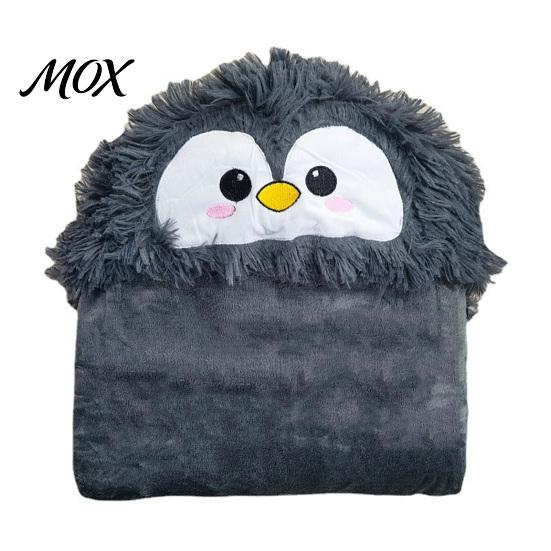 Breathable Plush Blanket Wrap Wearable Hoodie, Women Cute Animal Hooded Cape, Soft Funny Costume Cape Cozy Sloth Highland Cow Penguin for Cosplay,