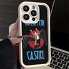 Phone Case for iPhone 17 Air 16E 15 16 Pro Max Angel Castiel Supernatural Cover 14 Plus 13 12 Mini Soft Shell Silicone Fundas