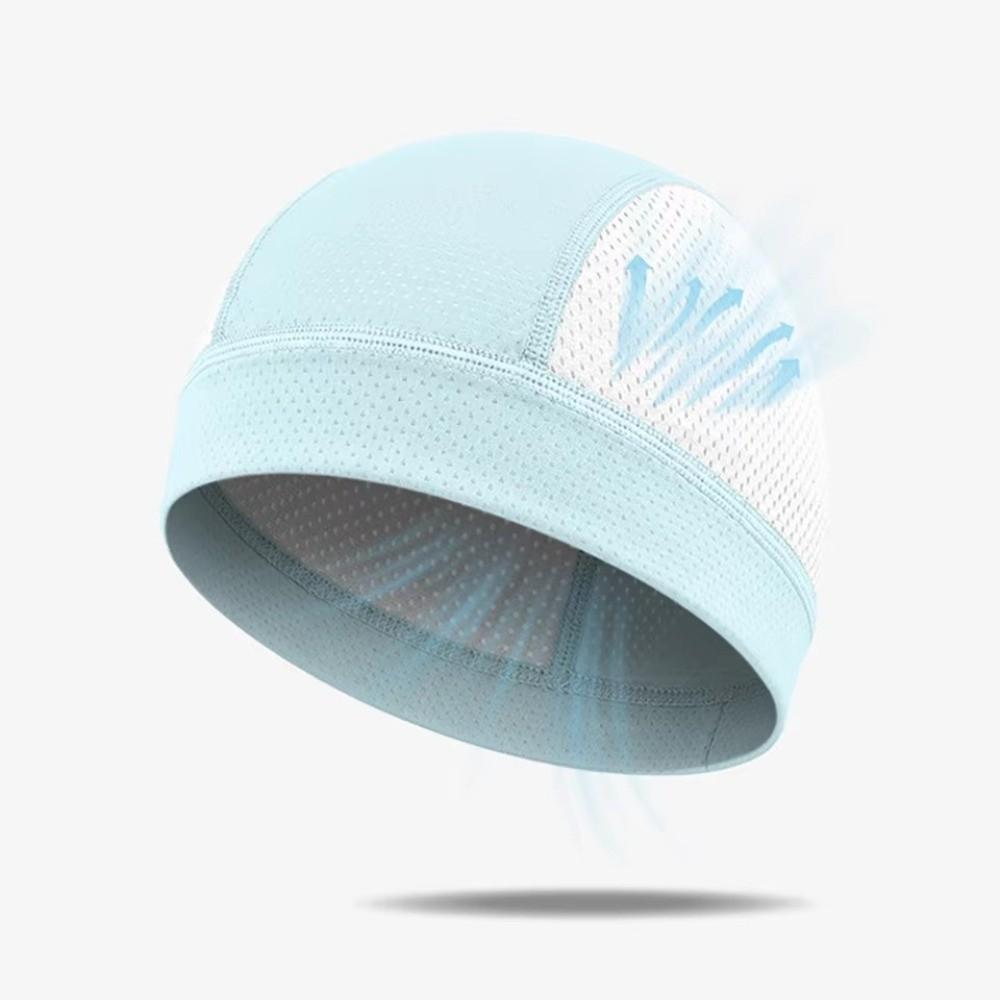 Quick Dry Bicycle Cap Anti-UV Running Cap Elastic Helmet Liner Hat  Motorcycle Riding