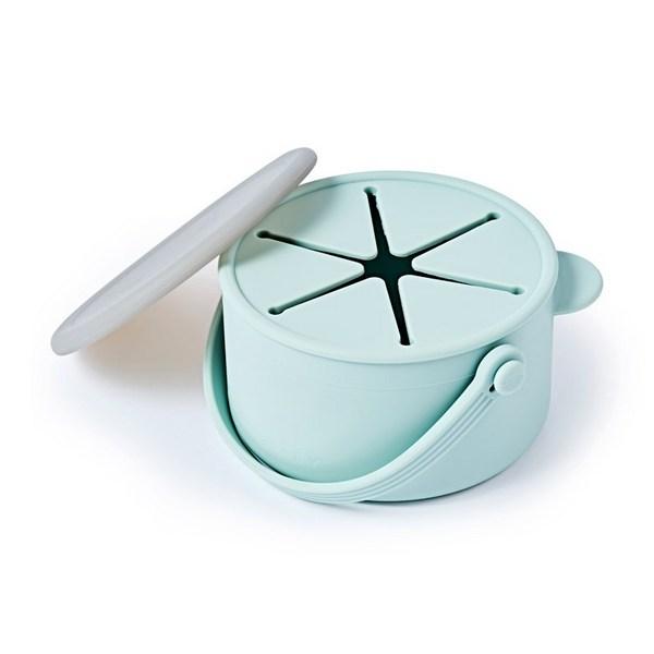 Детская силиконовая чашка для закусок Glasslock, мятная, 1 шт.