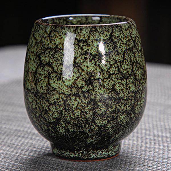 Large Tianmu Jianzhan Kiln-Changed Tea Cup - Ceramic Tea Tasting Bowl for Household
