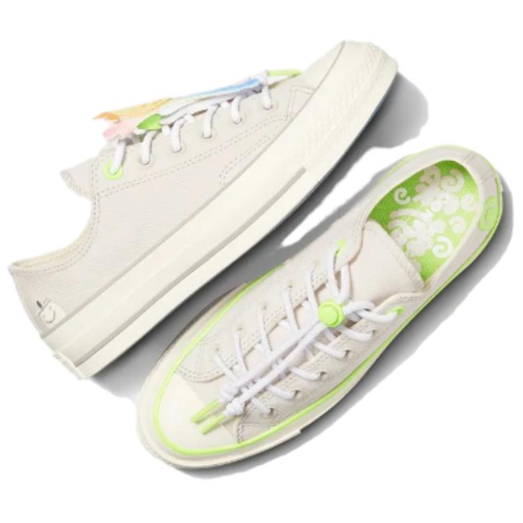 Converse 1970-е Удобные низкие парусиновые кеды Унисекс Белый A10950C