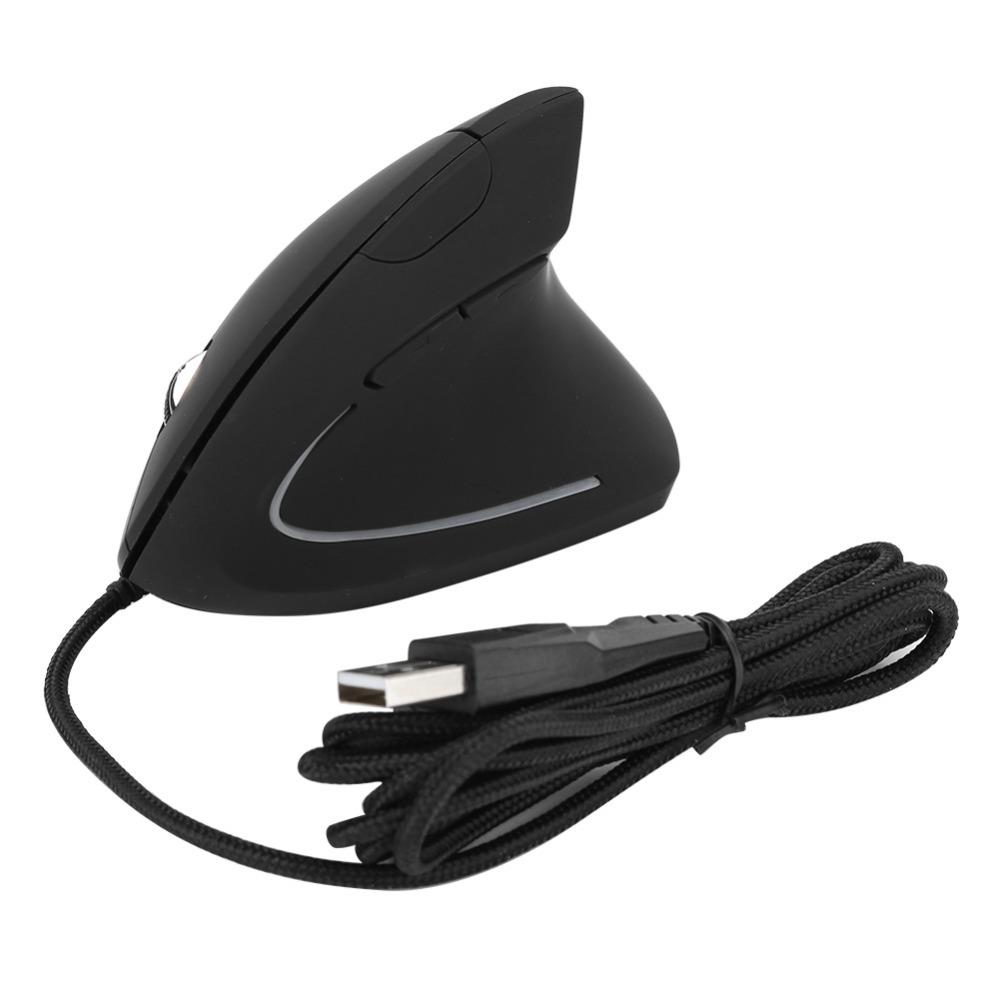 Colorful USB Wired Vertical Mouse Adjustable DPI Wired Mouse Vertical Mouse Computer Laptop
