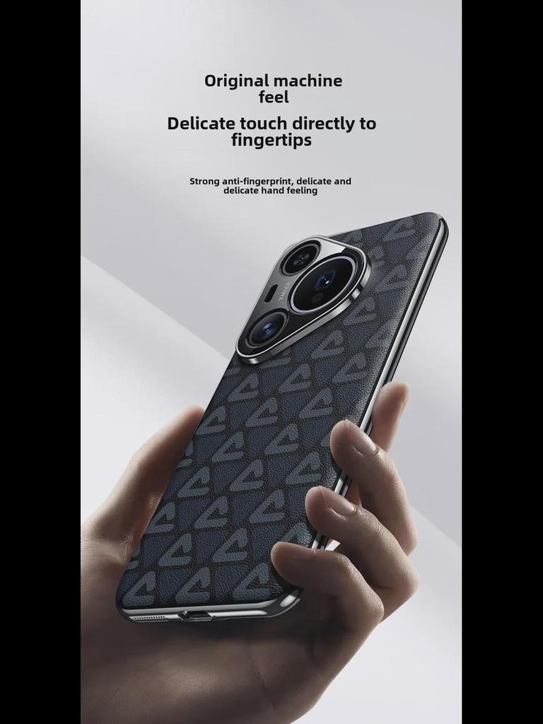 Роскошный ультратонкий кожаный чехол Songlin для Huawei P70 Pro/P70 Ultra - полная защита объектива