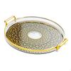 Elegant Round Serving Tray for Home Decor And Entertaining