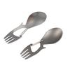 Титановая конструкция Unibody Spork Многофункциональная ложка-вилка Карабин Открывалка для бутылок