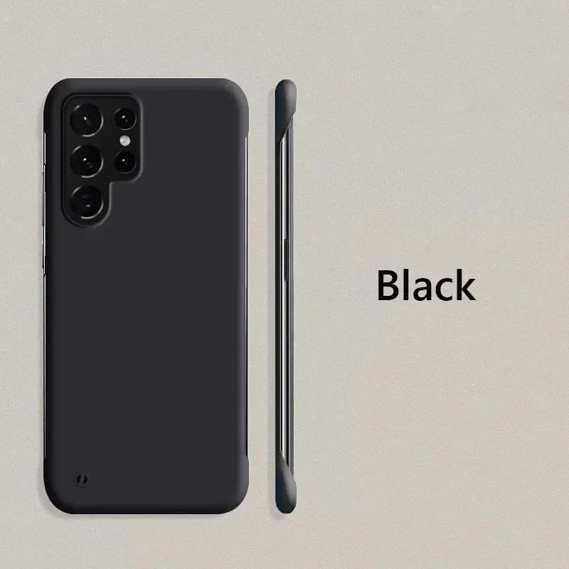 Безрамочный тонкий матовый жесткий чехол на заднюю панель для Samsung Galaxy S23 FE S24 Ultra S21 FE S22 Plus 5G противоударный чехол Fundas Coque