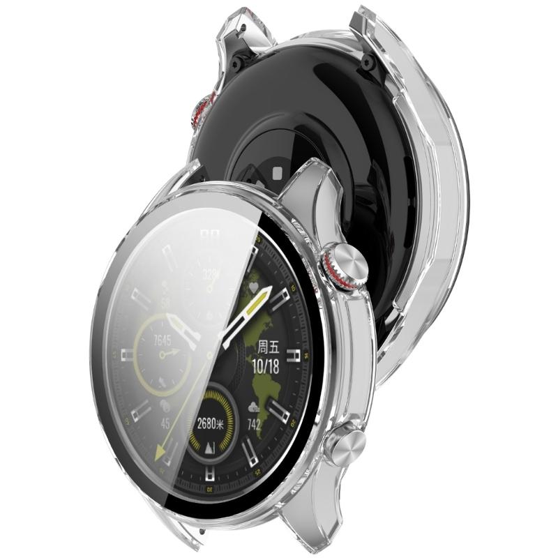 Чехол со встроенной защитной пленкой и рамкой для Smart-часов Watch 5 Professional, крышка из закаленного стекла PC