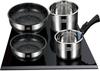 Batterie de cuisine - Arthur Martin - 15 pièces - Acier inoxydable - Poignée détachable - Anti-adhésif
