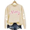 Women's Loose Comfortable Casual Fashionable Character Printing Round Neck Long Sleeved Sweatshirt
