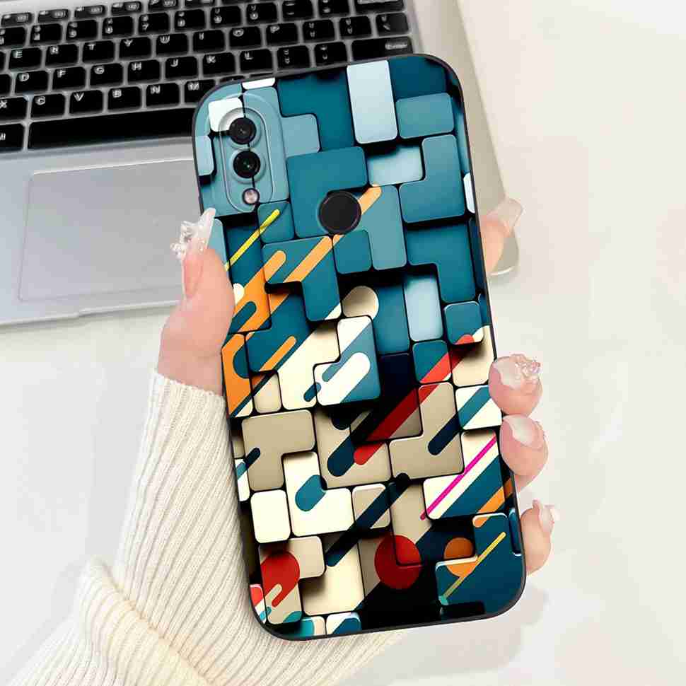 For Xiaomi Redmi Note 7 6.3" Casing Cute Cartoon Shockproof Back Cover For Redmi Note 7 note7 Flower Soft Silicone Phone Cases