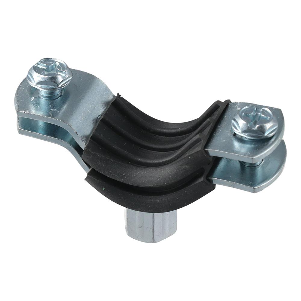 2 шт. Оцинкованный железо Регулируемый хомут для поддержки трубы с гвоздем PPR Железный хомут для трубы ПВХ