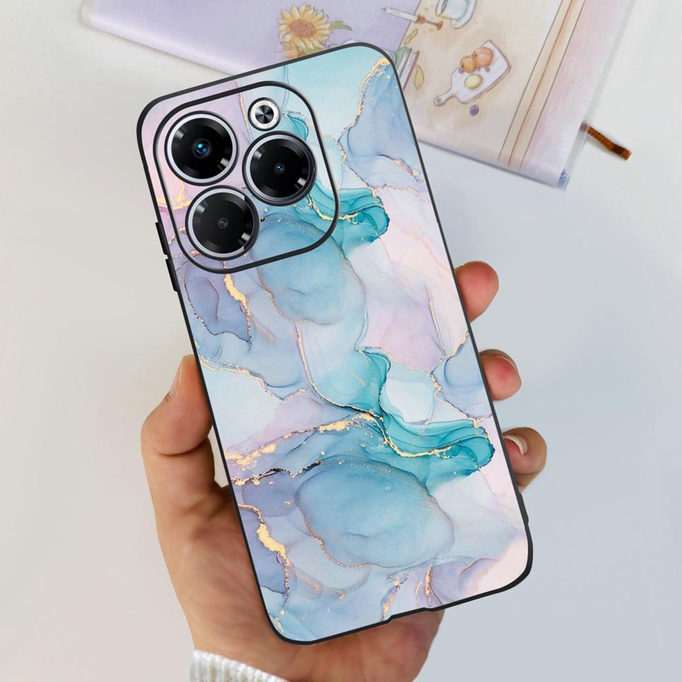 Чехол для телефона Infinix Note 40x 5G Note40x 40 x X6838 Бампер Оболочка Крутой Мультяшный Кот Рисунок Мягкий Черный ТПУ Силиконовая Задняя Крышка
