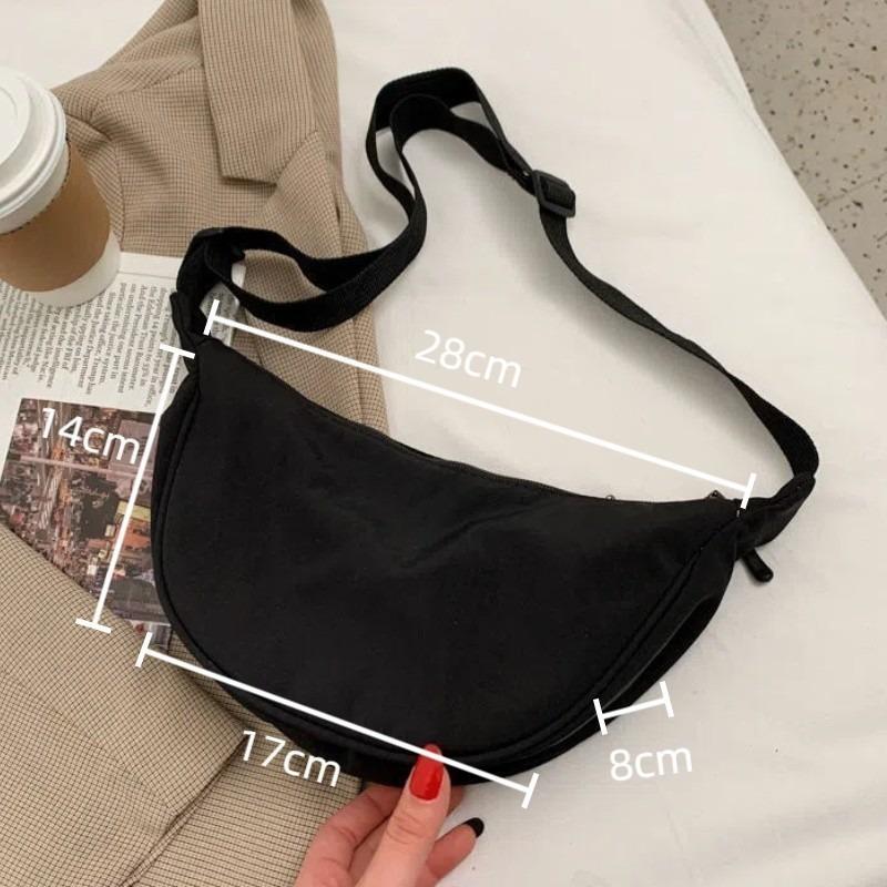 One Piece cartoon print nylon crossbody bag/commuter dumpling bag