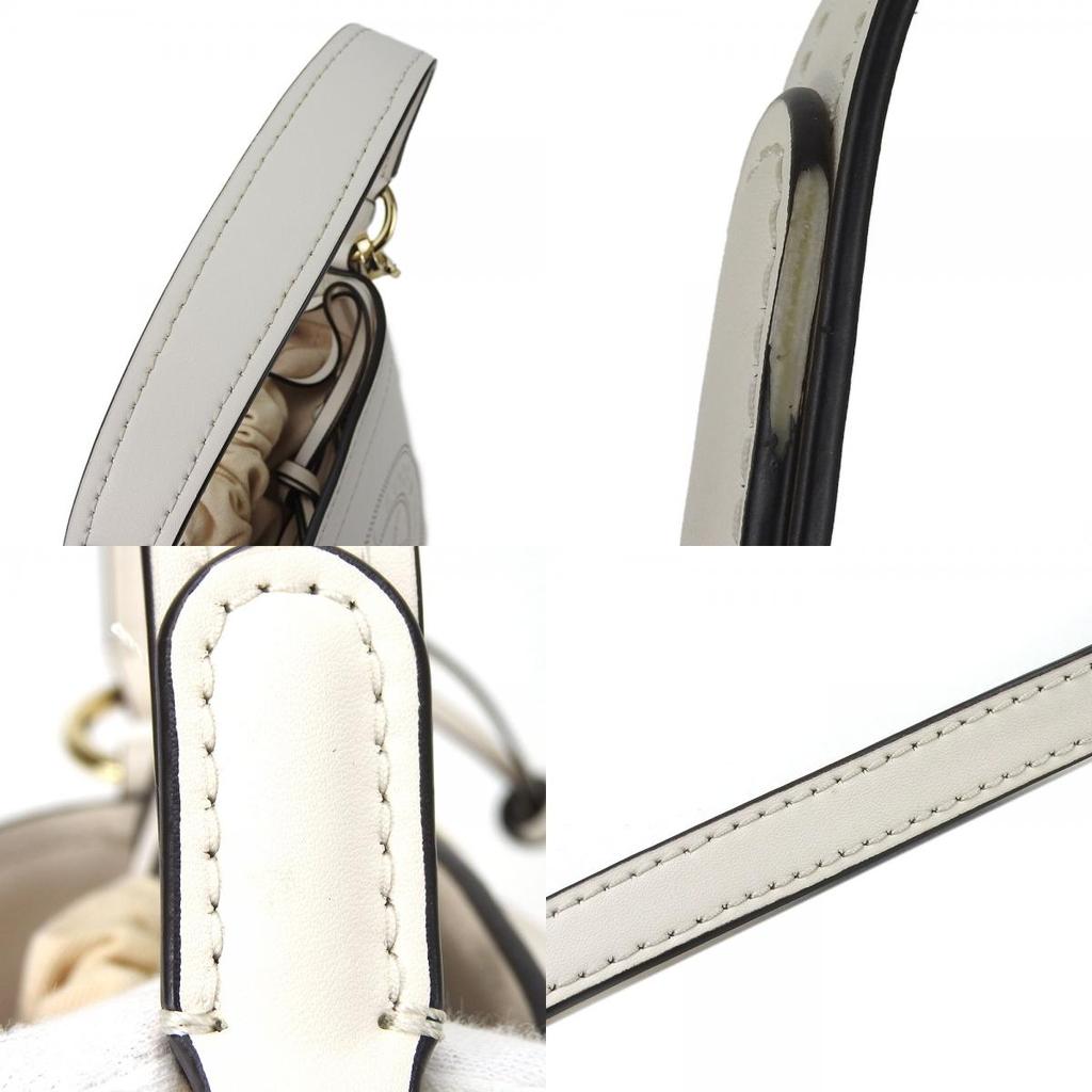 Used Michael Kors Shoulder Bag 35T1GUWC5I leather/canvas Ivory Ivory 2WAY