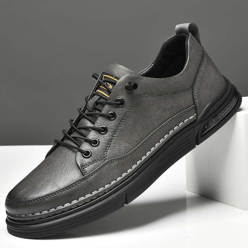 Genuine Leather Casual Men Shoes Fashion Design Sneakers Male Comfortable Oxford Shoes Hot Sale Driving Board Footwear Trainers