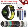 For Garmin Forerunner 255 265 245 645 55 Strap 18 20 22mm Silicone Sports Bracelet For Garmin Venu 2 2S SQ Vivoactive 3 4 Correa
