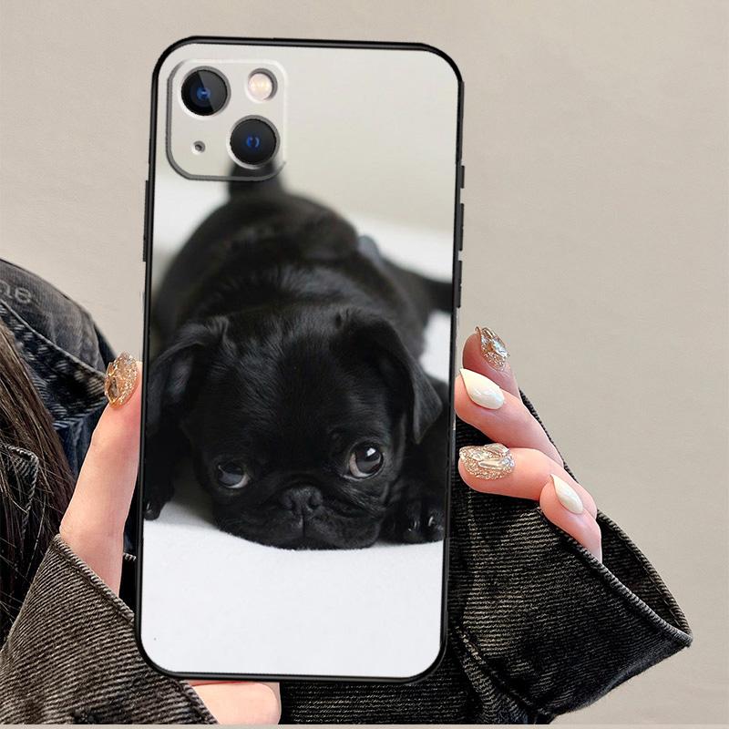 Забавный чехол для телефона с французским бульдогом Для iPhone 17 Pro Max 11 14 15 16 Pro Max 12 13 mini 16 Plus 16e 17 Air Cover
