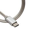 Câble USB Type C - Non spécifié - Lot de 2 - 1M - Argenté - Compatible avec plusieurs smartphones