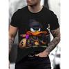Funny Duck 3D Printed T-Shirt, Men's Fashion Casual Loose Trendy Stylish Short-Sleeve Top