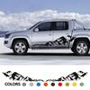 Car Graphics Mountain Sticker For Volkswagen Amarok Toyota Hilux Dodge RAM Isuzu Dmax GWM Poer Nissan Navara Pickup Decor Decal