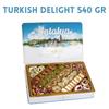 Tuğba Kuruyemiş Рахат-лукум, смешанные традиционные вкусы, металлическая коробка, 540 гр (Анталия)