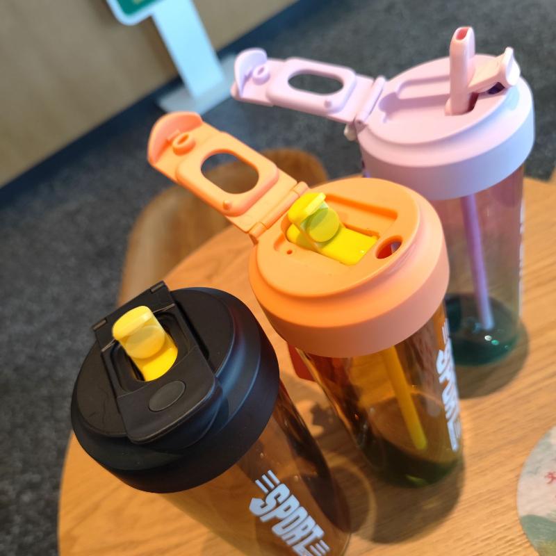 650ML Sports Water Bottles Fitness Portable Water Blender Bottle Milkshake Protein Powder Mixing Cup Transparent Cup