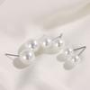 Round Shape Round Ball Earrings 4mm 5mm 6mm 8mm 10mm 12mm Ear Stud New Pearl Earrings  Women