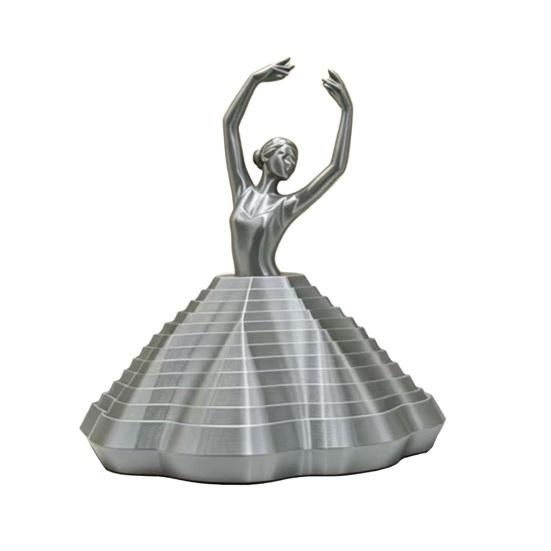 Вращающаяся балерина из 3D-печати, игрушка-спиннер, танцовщица балета, кинетическая настольная игрушка, расширенная сенсорная игрушка для снятия стресса для дома и офиса