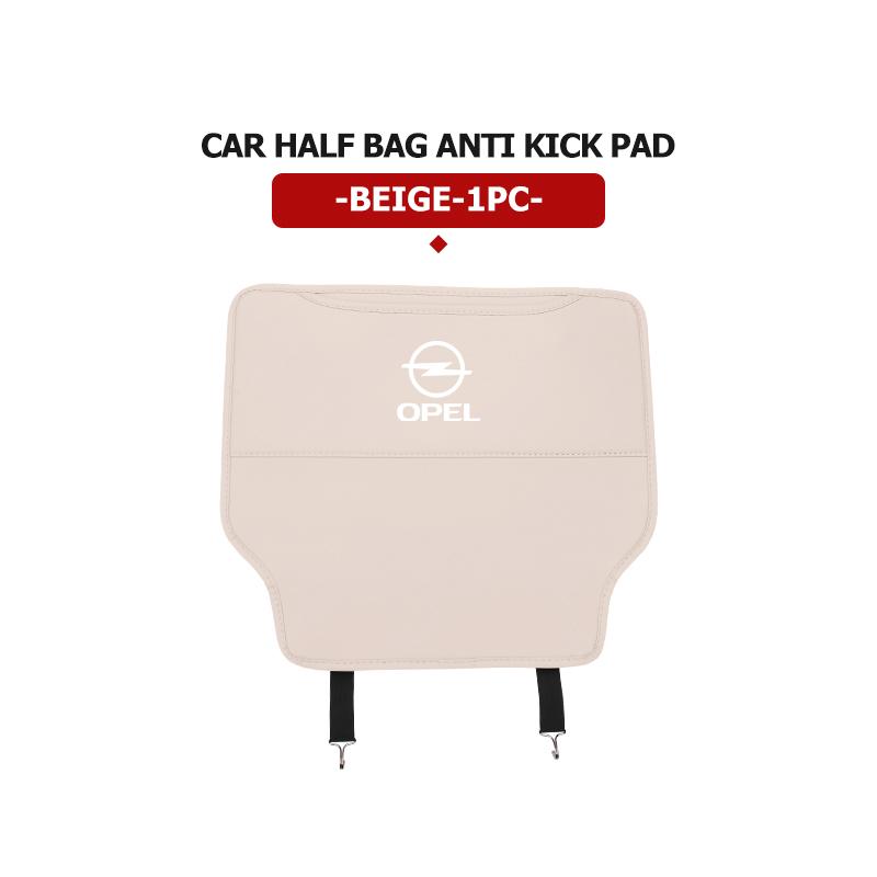 AAAYQ1 Leather Car Seat Back Protector Mat Prevent Dirty Anti Kick Pad For Opel Vectra Zafira Meriva Mokka Grandland Vivaro Antara