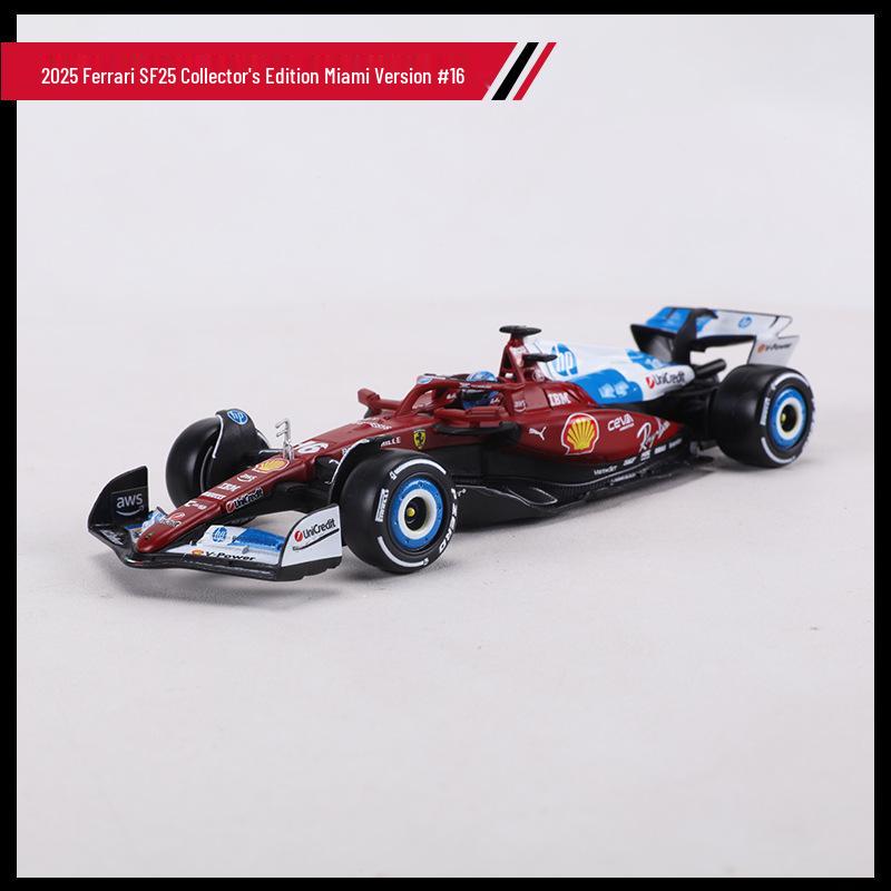 Ferrari 2025 SF25 Formula 1 Alloy Car Model 1:43 Scale