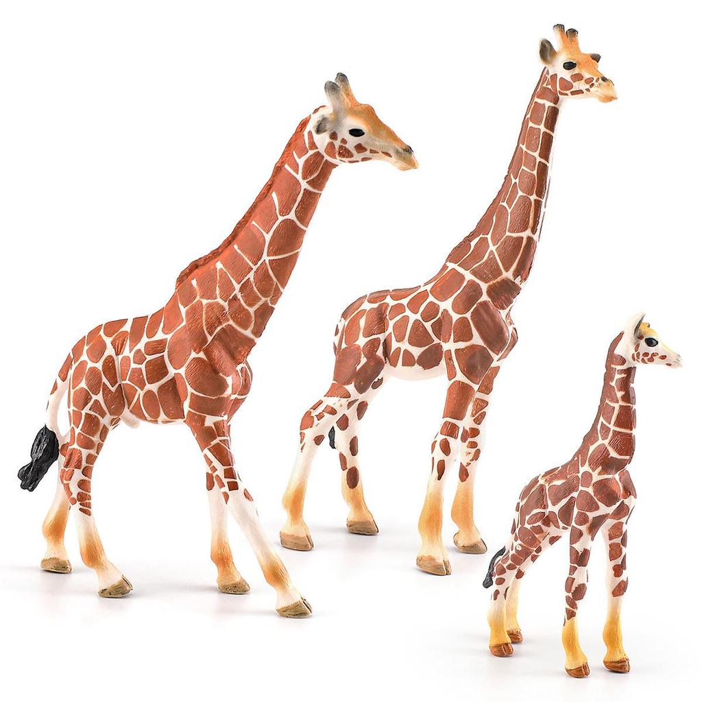 Cross-border Forest Animal Giraffe Model Desktop Decoration - Male & Female Static Ornaments & Toys
