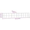 Raised Bed Silver 447 x 140 x 68 cm Galvanized Steel