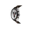 Tissot 516 Кварцевые Мужские Часы Часы 45мм Серебристый Циферблат Кожаный Ремешок T131.617.16.032.00
