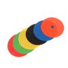10Pcs Football Flat Cones Marker Disc With Holes Football Basketball Sports Speed Agility Training Aids Markers