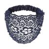 1116 Versatile Fabric Headband Women Hollow Headband Flower Shiny Rhinestones Faux Pearls Hair Band Wide Hair Holder 91