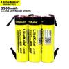 LiitoKala Lii-35S Новый аккумулятор 186503.7V Li-ion 3500mAh литиевый аккумулятор для светодиодного фонарика+DIY Nickel