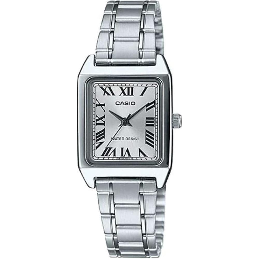 Casio Casio Standard Cheap Casio Women's Quartz Watch Metal Brass Stainless Steel Silver LTP-V007D-7B