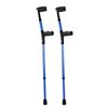 Forearm Crutches Aluminum Walking Crutches with Adjustable Height & Cuffs