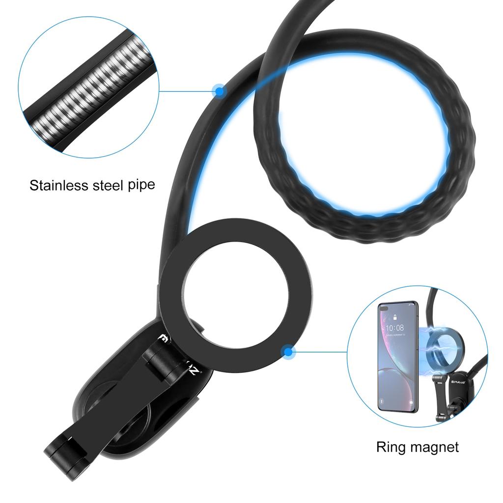Магнитное крепление для телефона PULUZ PU947B, держатель для телефона на шею, быстросъемное крепление на шею, крепление для телефона на грудь