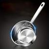 Thicken Water Scoop Rustproof Milk Pot Kitchen Accessories Stainless Steel Water Ladle  Soup