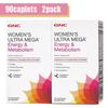 GNC Women's Ultra Mega Woman Energy Metabolism 180 Tablets, GNC Women's Metabolism..., 180 Tablets, 1 unit,Korean Health Food