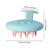 Silicone Shampoo Brush Hair Massager body scrubber Head Scalp Massage Comb Body Massage scrubber Bath Salon Hairdressing Tools
