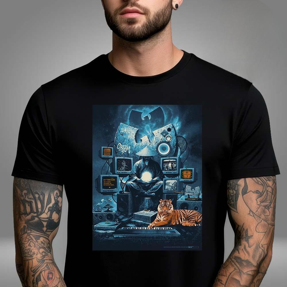 Wu Tang Clan At Nationwide Arena in Columbus OH on July 9 Unisex T-Shirt High-end Luxury Is for Both Men and Women Top Y2k